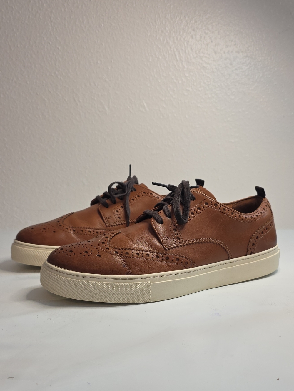 COLE HAAN GRAND SERIES WINSLOW WINGTIP LEATHER SNEAKERS C35600 MENS SIZE 9.5